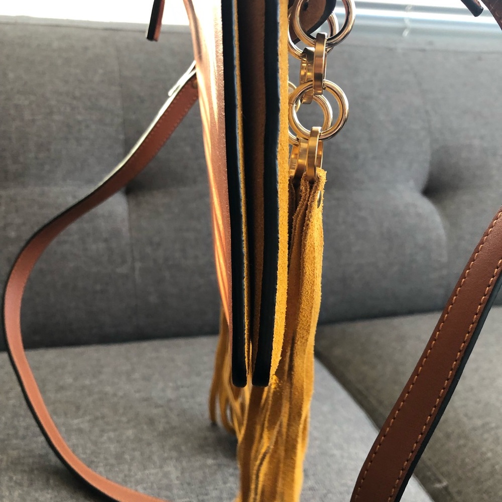 Chloé Jane fringed leather suede shoulder bag - Picture 5 of 6